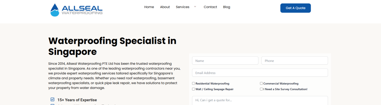 Allseal Waterproofing PTE Ltd